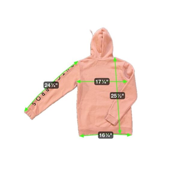 Dutch Bros Medium ladies Light Pink Hoodie for Men - Picture 3 of 5